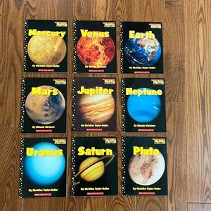 Set of Scholastic Planet Books